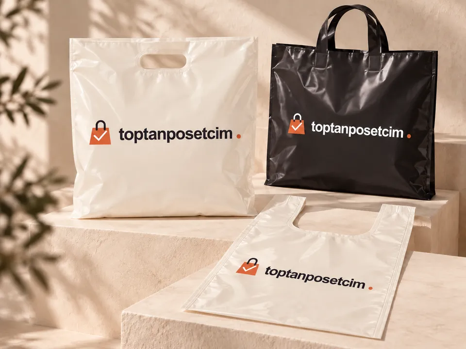 Toptanposetcim baskılı yan körüksüz atlet, el geçme ve kulplu poşet modelleri