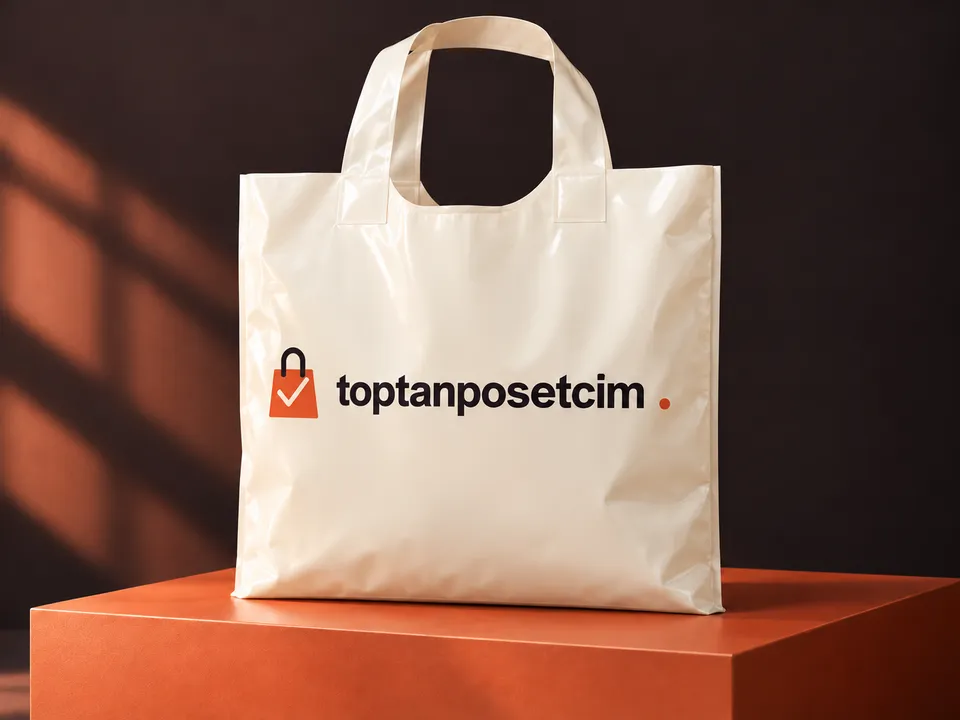 Toptanposetcim baskılı Mağaza poşeti ürün örneği